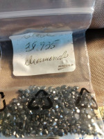 38.75cts of natural diamonds
