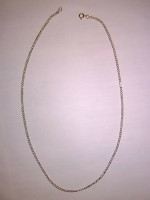 STERLING SILVER NECKLACE. Fine Jewelry REAL 925. Silver chain 17.5"