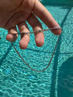 Sterling silver Bracelet and Necklace set