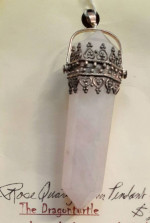 Rose Quartz Point Pendant