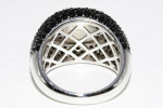 Opal & Onyx Sterling Silver Ring
