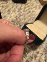 Women's Greenberg’s platinum14K white gold