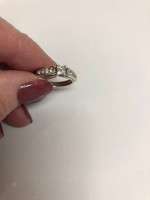 Women's Greenberg’s platinum14K white gold