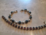 Sterling silver bracelet with stones .your choice.