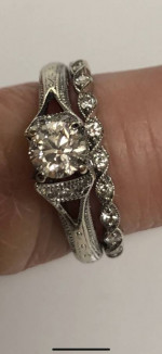 Neil Lane Diamond Engagement Wedding Ring. 14K White Gold