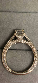 Neil Lane Diamond Engagement Wedding Ring. 14K White Gold