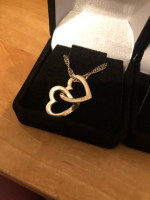 Mother daughter friends forever necklace. Sterling silver