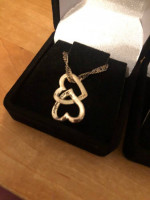 Mother daughter friends forever necklace. Sterling silver