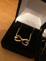 Mother daughter friends forever necklace. Sterling silver