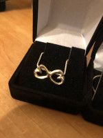 Mother daughter friends forever necklace. Sterling silver
