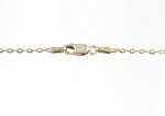 Beautiful! Women's 14kt White Gold Necklace with CZ Heart Pendant