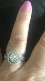 1.5 ctw Neil Lane Diamond Halo Set 14K White Gold