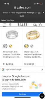 Men’s diamond wedding band rings. 10K gold