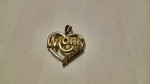 Sterling SILVER 925 mom pendant silver heart jewelry charm