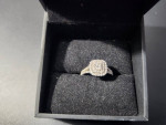 Lab Created Diamond Engagement Ring