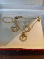Sterling Silver Necklace and Earrings Set