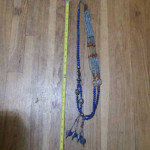 Beautiful Lapis & Natural Stone Prayer Beads Necklace / Decor