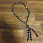 Turkish Middle Eastern Tassle Necklace with Silver Charm