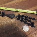 Turkish Middle Eastern Tassle Necklace with Silver Charm