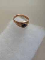 Men's Onyx Ring Size 10-11 Nice older ring