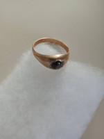 Men's Onyx Ring Size 10-11 Nice older ring