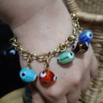 Turkish Glass Evil Eye Charm Bracelet