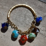 Turkish Glass Evil Eye Charm Bracelet
