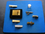 JEWELRY - Men's 6 diff. gold, silver, etc. pieces
