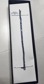 Tanzanite and diamond earrings