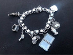 Antique Sterling Silver Charm Bracelet