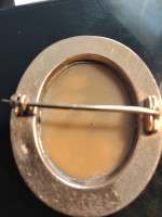 BARGAIN antique carved cameos 14k Rose Gold excellent condition estate