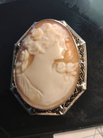 BARGAIN antique carved cameos 14k Rose Gold excellent condition estate