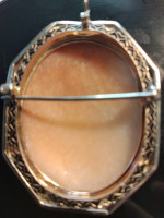 BARGAIN antique carved cameos 14k Rose Gold excellent condition estate