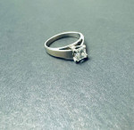 Certified Diamond engagement ring