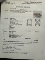 Certified Diamond engagement ring