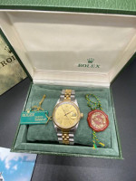 ROLEX DATE-JUST 36MM 2 TONE 18K GOLD AND STAINLESS STEEL