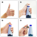 Stainless Steel Punk Ring Bottle Opener - Party Essential, Fashionable