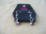 Paparazzi Hanging Pierced Earrings With Red Stone NEW