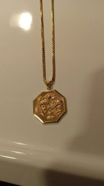18K GOLD NECKLACE ( 750 )  18"   13.50G
