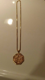 18K GOLD NECKLACE ( 750 )  18"   13.50G