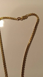 18K GOLD NECKLACE ( 750 )  18"   13.50G