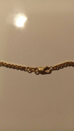 18K GOLD NECKLACE ( 750 )  18"   13.50G