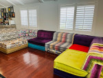 20pc Roche Bobois Mah Jong Sofa Set Togo Ligne DWR Verner Herman Knoll