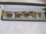 Lire Coin Necklace and Bracelet