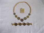 Lire Coin Necklace and Bracelet