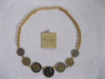 Lire Coin Necklace and Bracelet
