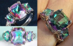 Gorgeous Size 7 Zircon Ring