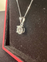 1.55 ct Solitaire Diamond Necklace