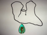 New Scorpion Enclosed in Amber  Necklace