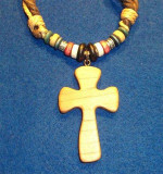 New Hand Made Necklaces w/ Wood Pendant (great gift. Several styles)